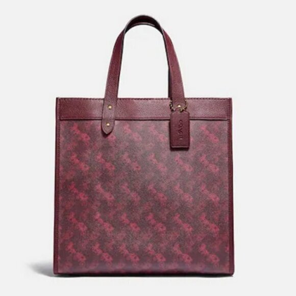 Coach Field Tote With Horse And Carriage Print - Picture 3 of 16